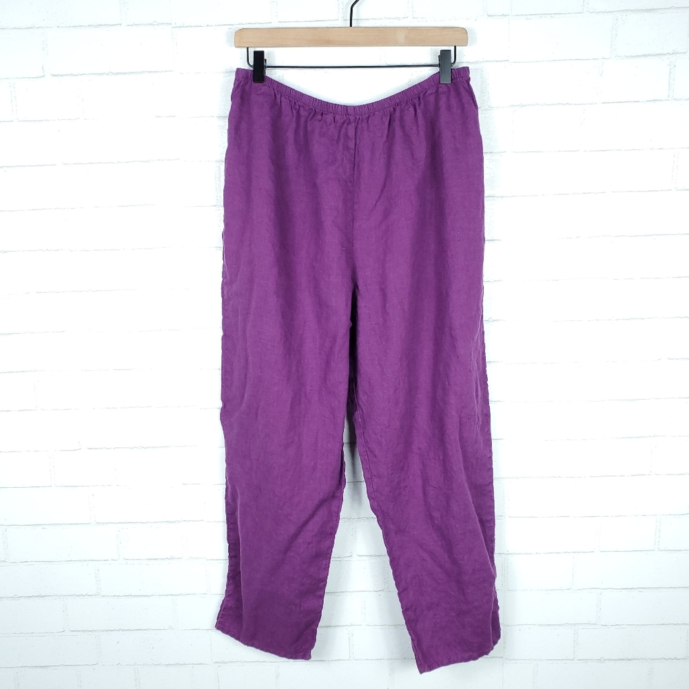 FLAX 100% linen pant | L